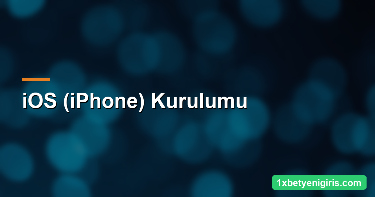 1xbet APK: Android Uygulama Kurulumu 4 iOS (iPhone) Kurulumu — 1xbetyenigiris.com